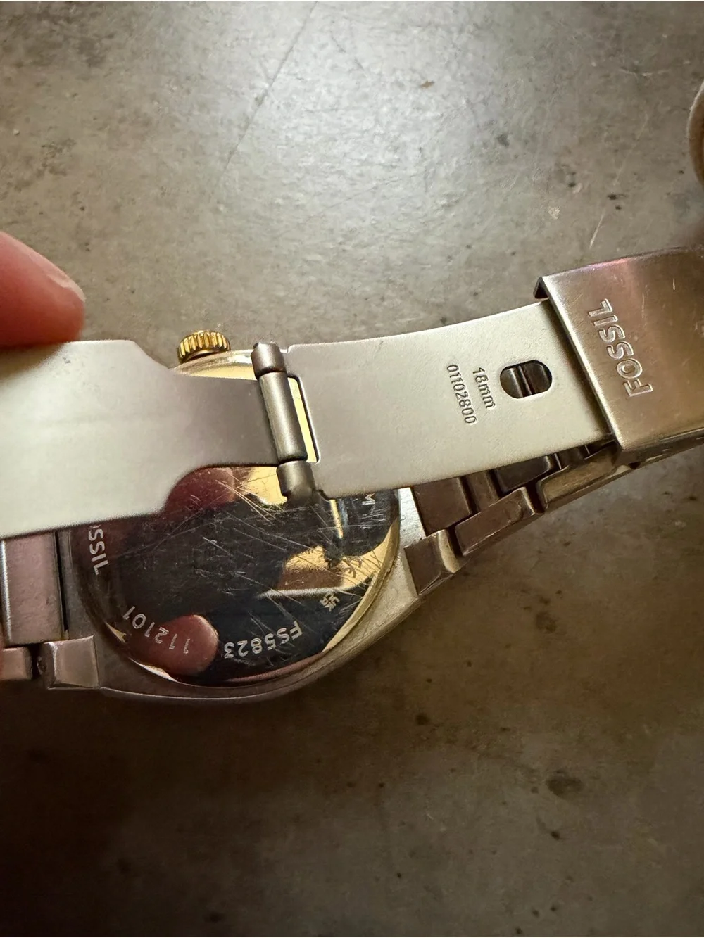 Fossil Stainless Steel Two Tone Watch